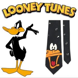 Vintage! Looney Tunes Daffy Duck Necktie